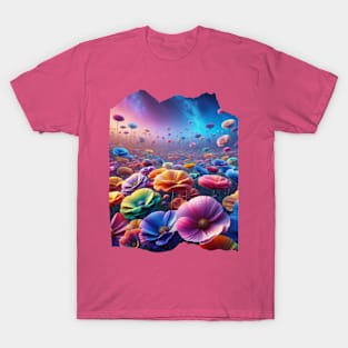 Rainbow Fields v1 T-Shirt